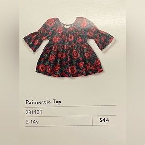 Poinsettia top